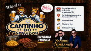 Cantinho do Servidor está de volta com apresentação dos “caras do arrocha”