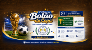 2ª Edição do Bolão da Copa SindServSV está com inscrições abertas